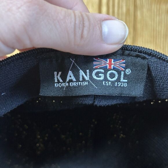 Kangol Tropic ventair Spacecap Baseball Golf Hat Black One Size - Picture 9 of 9